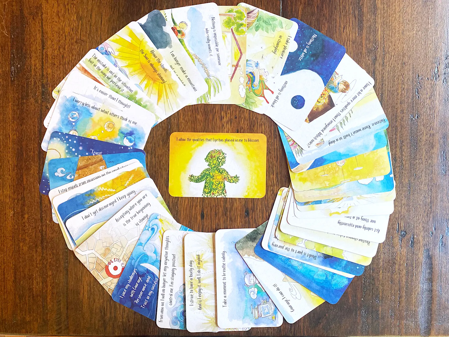 English printed prototype of the Keep Cool card deck